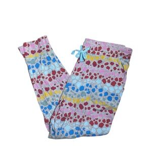 Boden Alba Polka Dotted Jersey Colorful Comfy Lounge Pajama Bottoms Pants